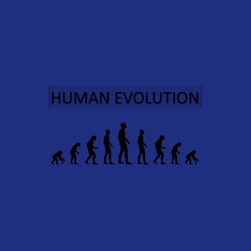 Human Evolution Lustiges Design
