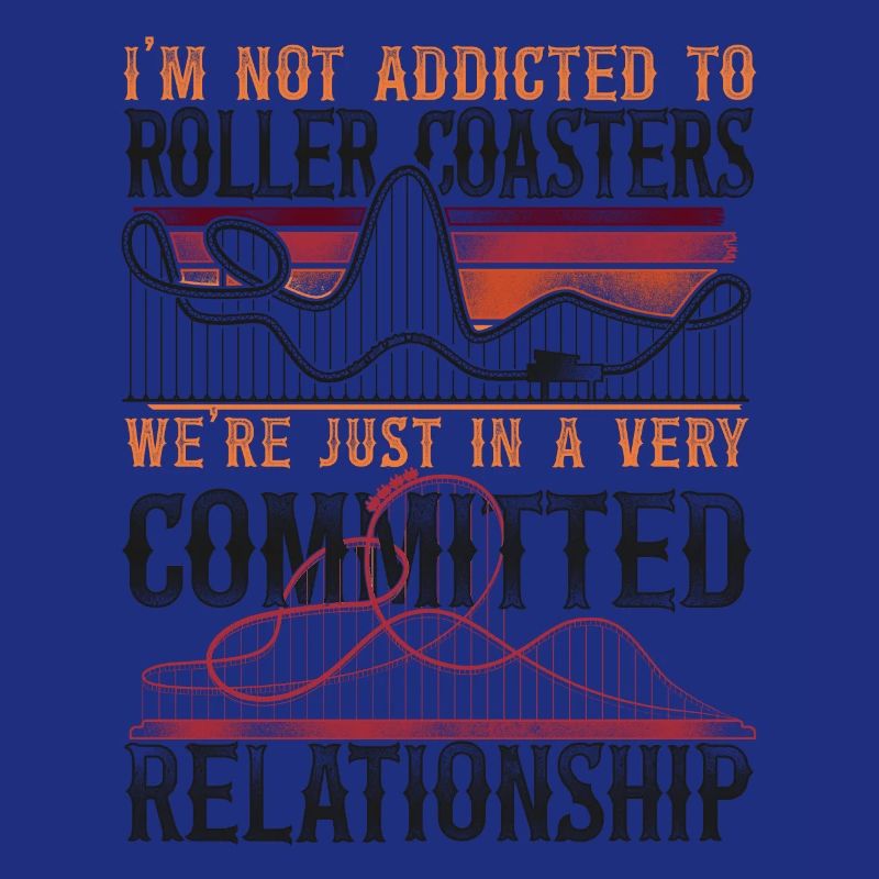 Roller Coaster Vintage Retro I'm