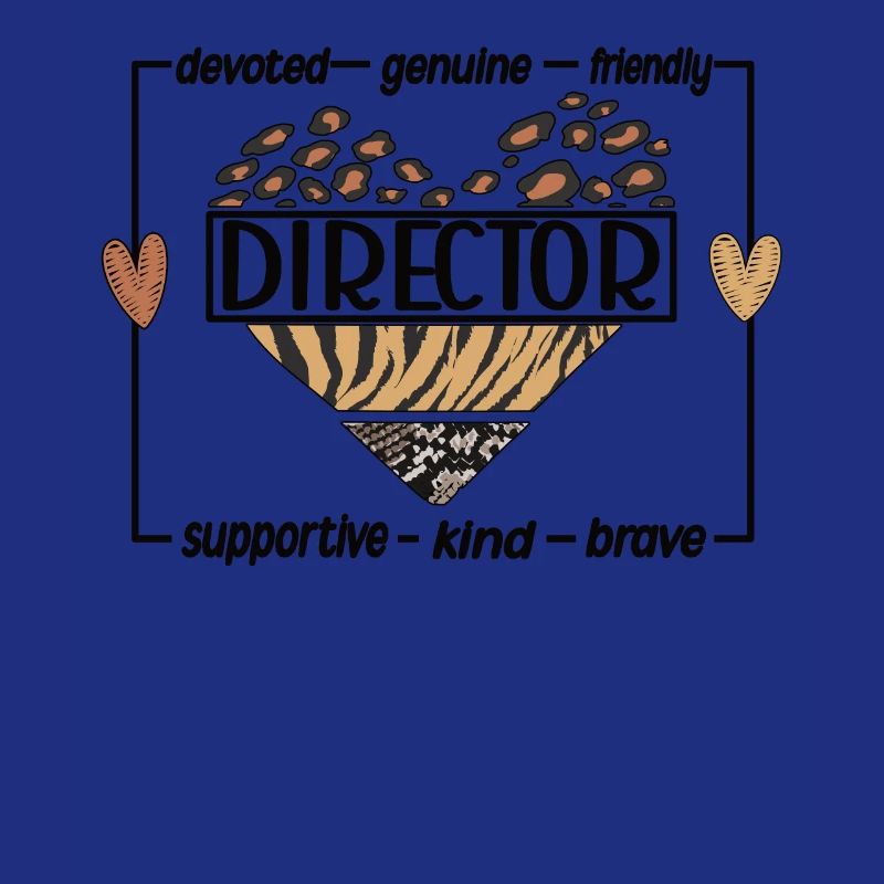 Stolzer Direktor Direktorin Geschenk Direktor