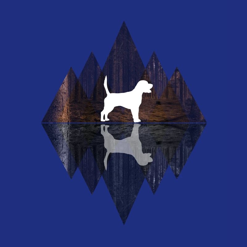 Beagle Abstract - Geometric