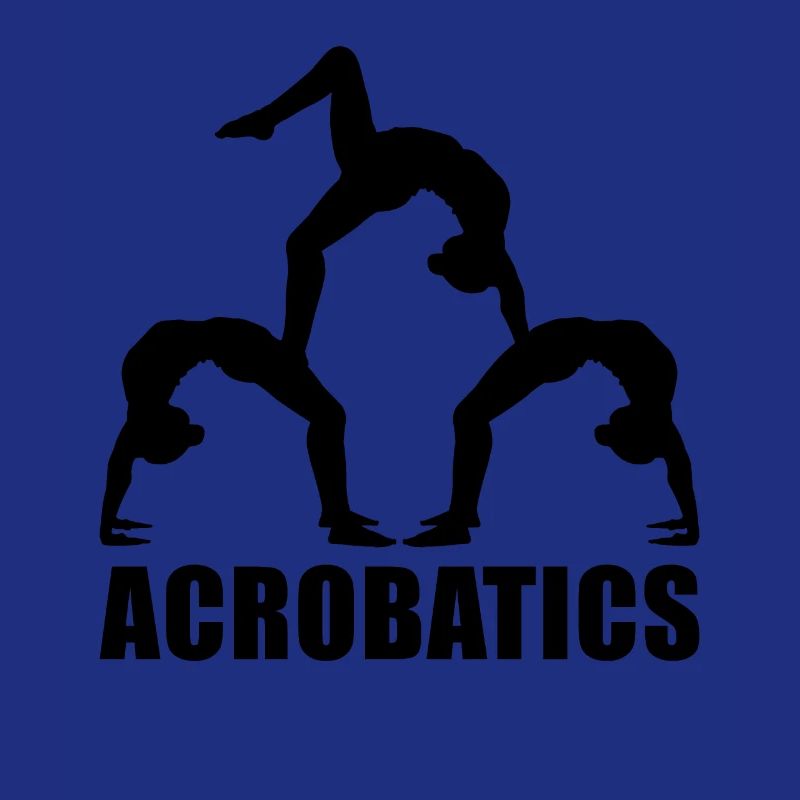 Retro Graphic Gymnast Gymnastics Acrobat Acrobatic