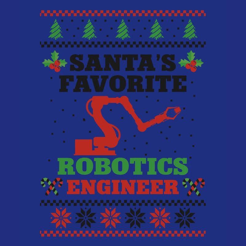 Robot Robotics Engineer Christmas