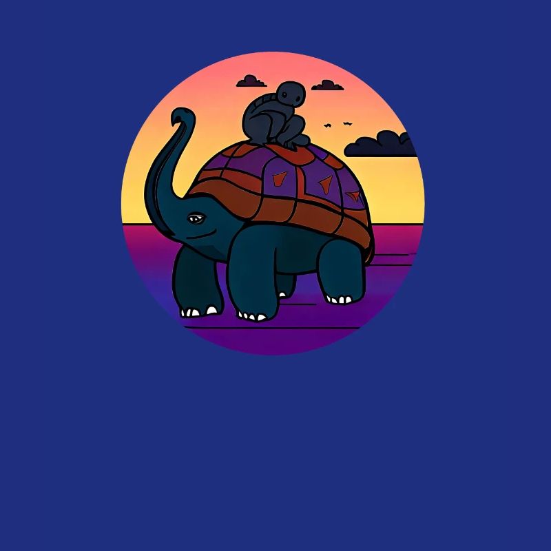 turtle elephant monkey mythical creature