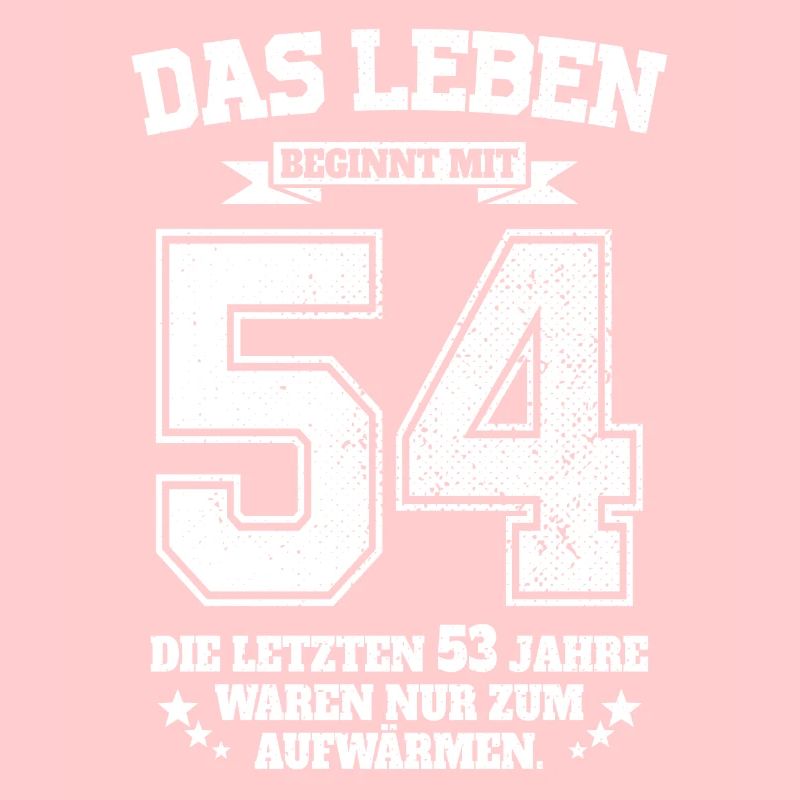 54. Geburtstag Geschenk Das Leben Beginnt Mit 54