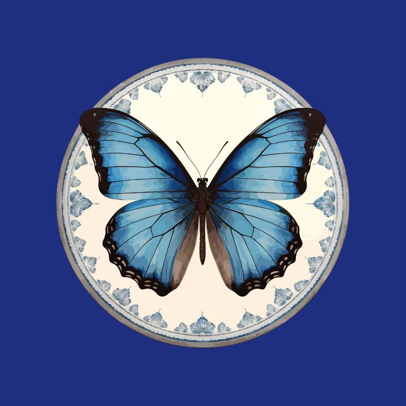 Morpho Papillon Bleu
