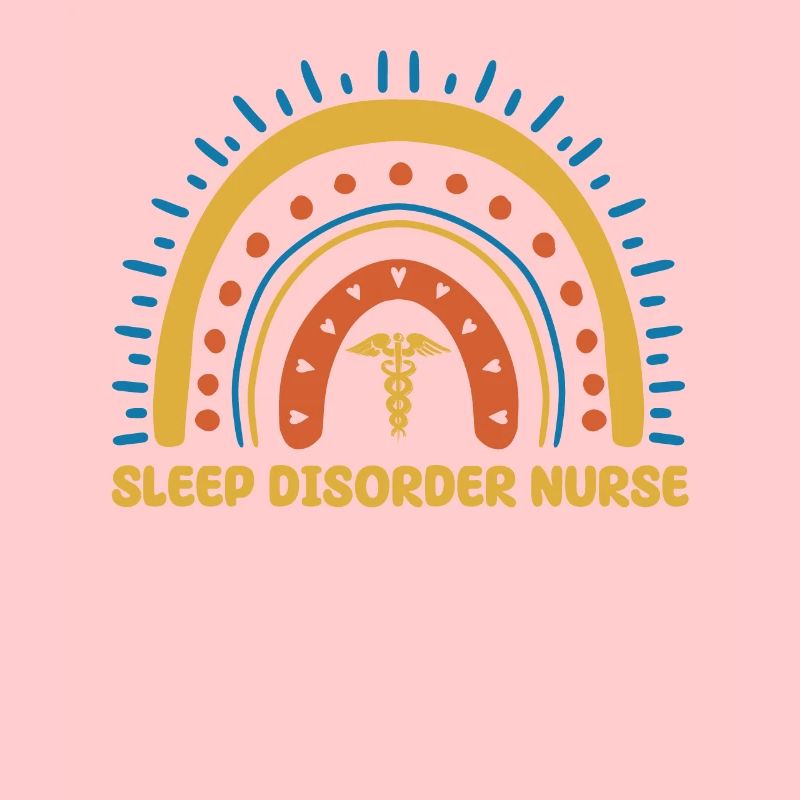 Schlaflabor Krankenschwester Boho Regenbogen