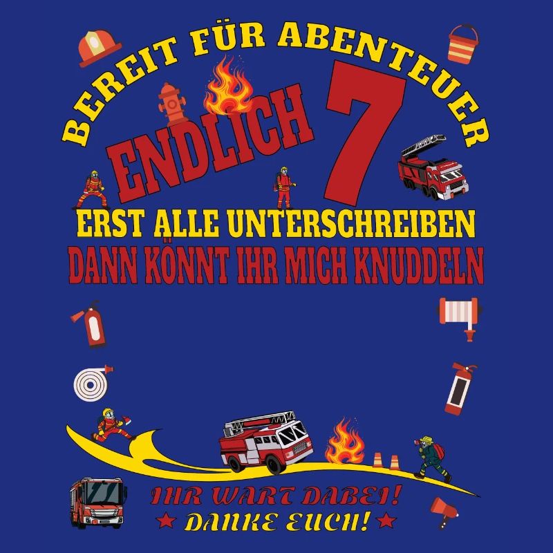 7. Geburtstag Junge & Mädchen Gästebuch