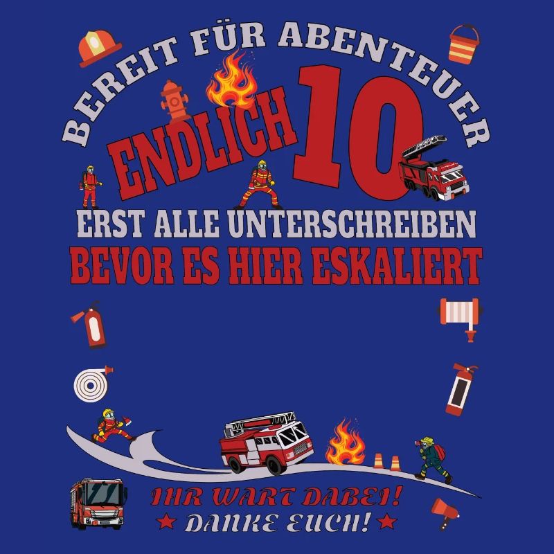 10. Geburtstag Junge & Mädchen Gästebuch