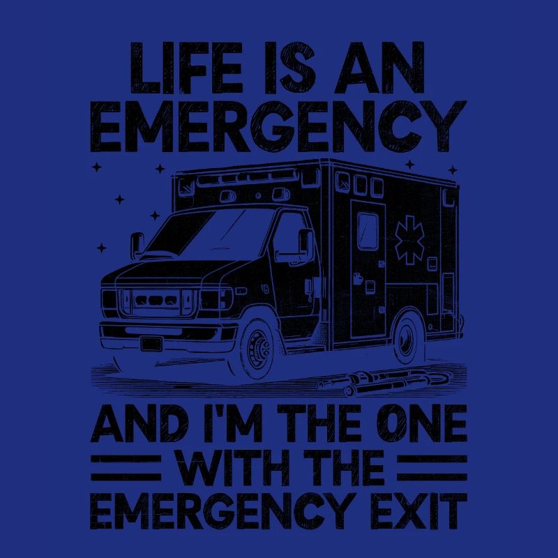 Das Leben ist ein Notfall Und ich bin der Eine mit dem Emer