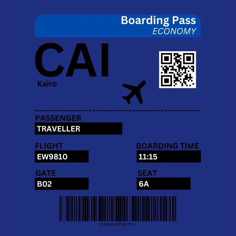 Le Caire Égypte Billet d’avion Le Caire Idée de vacances