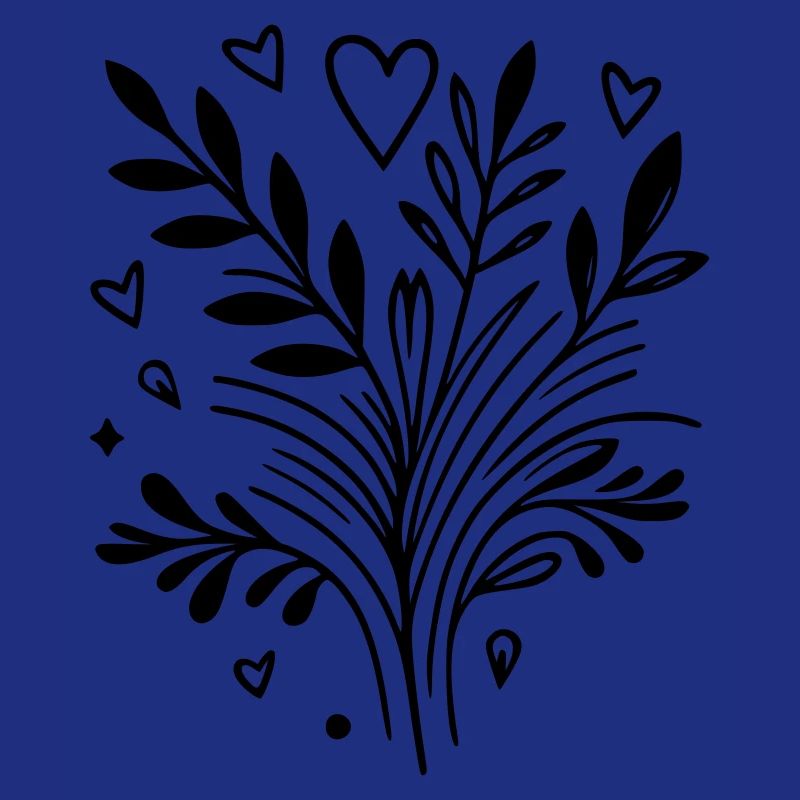 Herzbaum Ast