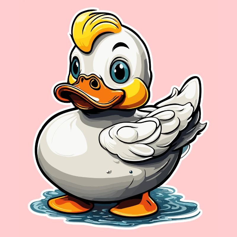 Canard en caoutchouc / canard en caoutchouc / eau / baignoire