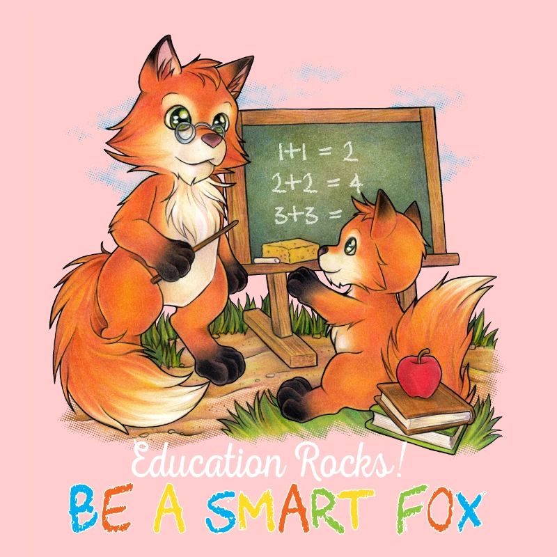 Education Rocks! Be a smart Fox - gift idea