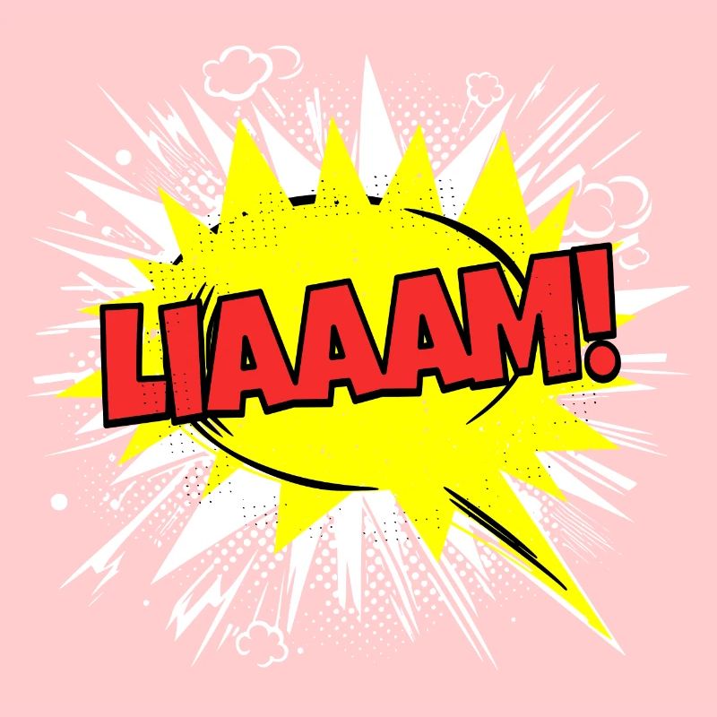 Liam Name Funny Speech Bubble Liaaam!
