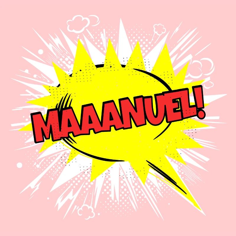 Manuel Nom Drôle de bulle de dialogue Maaanuel !