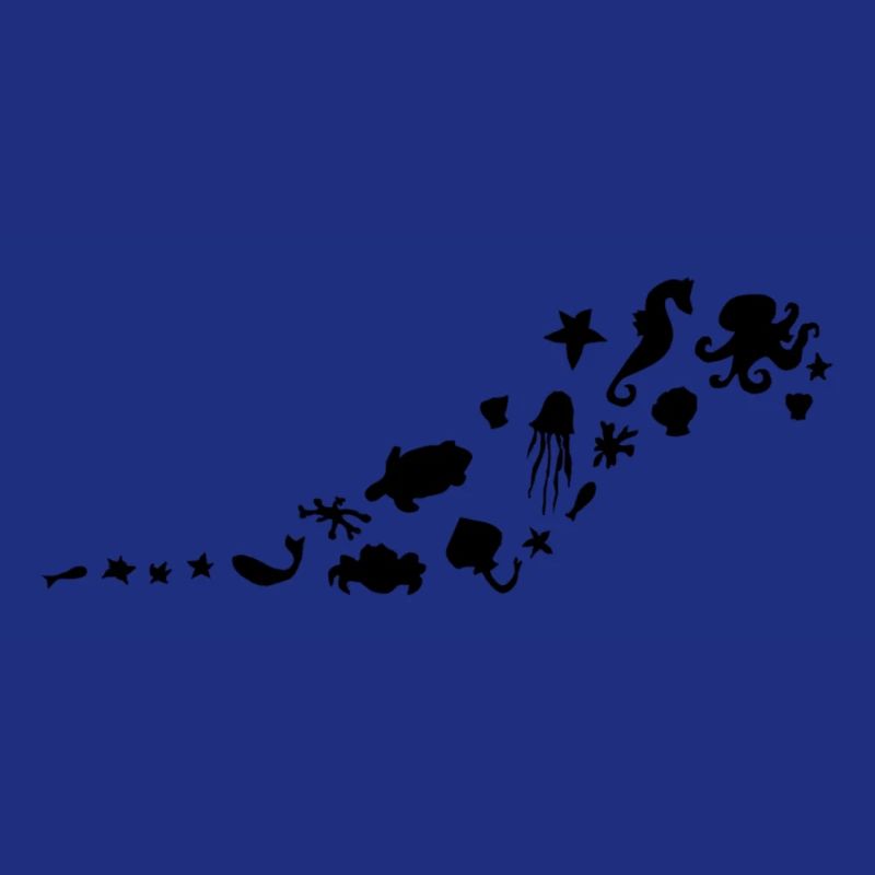 Impression de baleine maritime