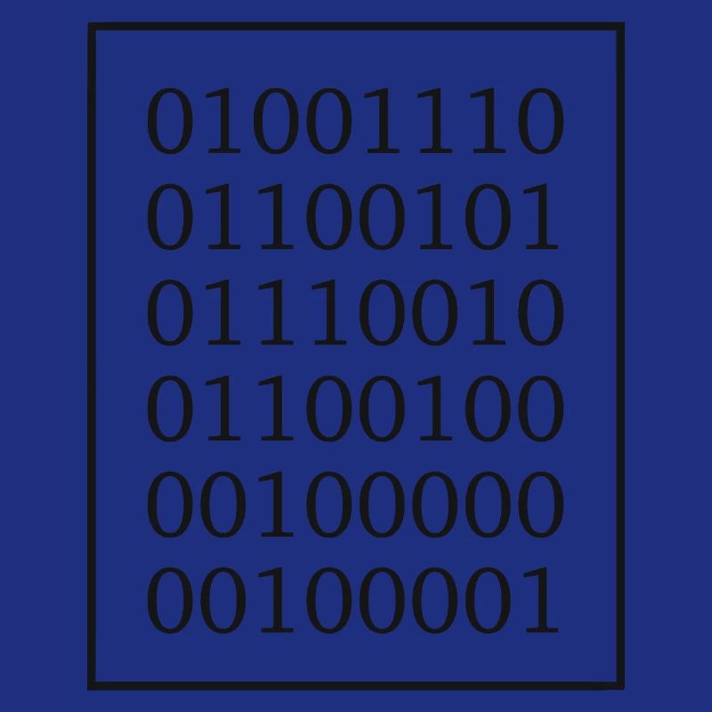Nerd? In binary language
