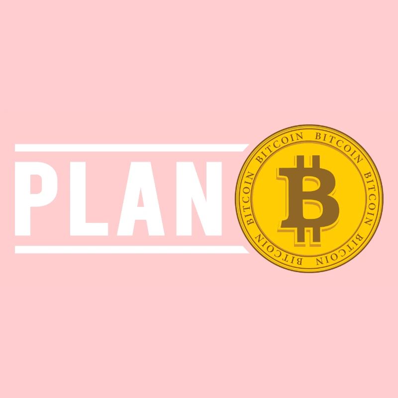 Bitcoin Plan B BTC Satoshi Krypto Hodl Maximalist