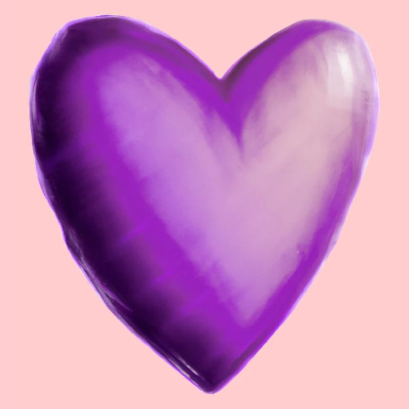 Herz lila violett Geschenkidee