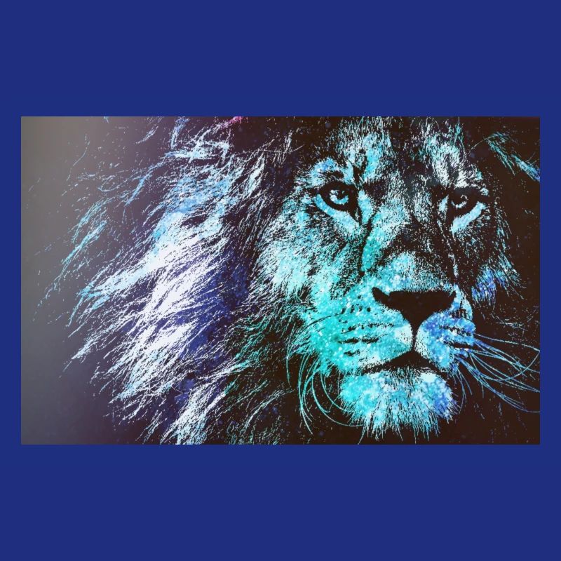 Lion bleu