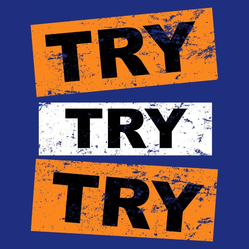 Try try try saying lettering