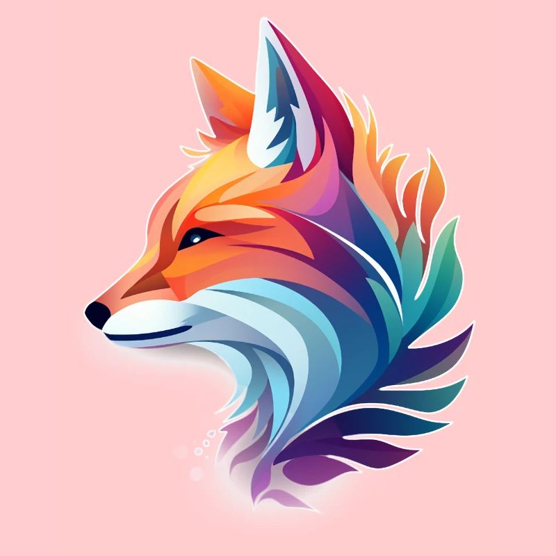 Colorful Fox