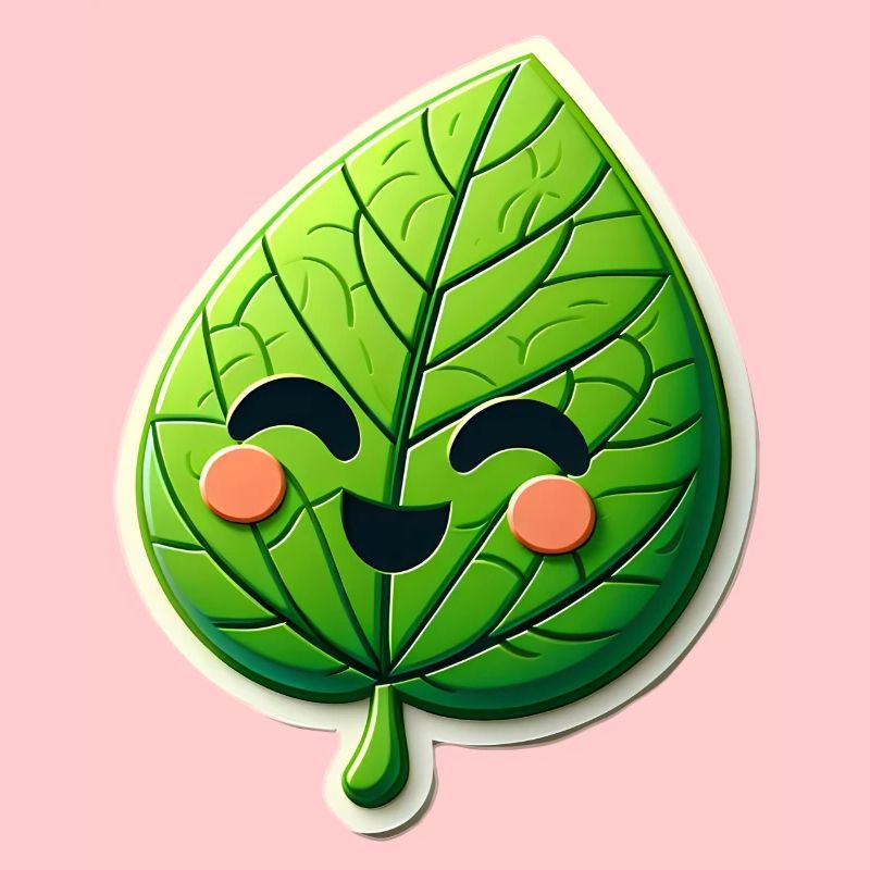 Smiling Spring Leaf