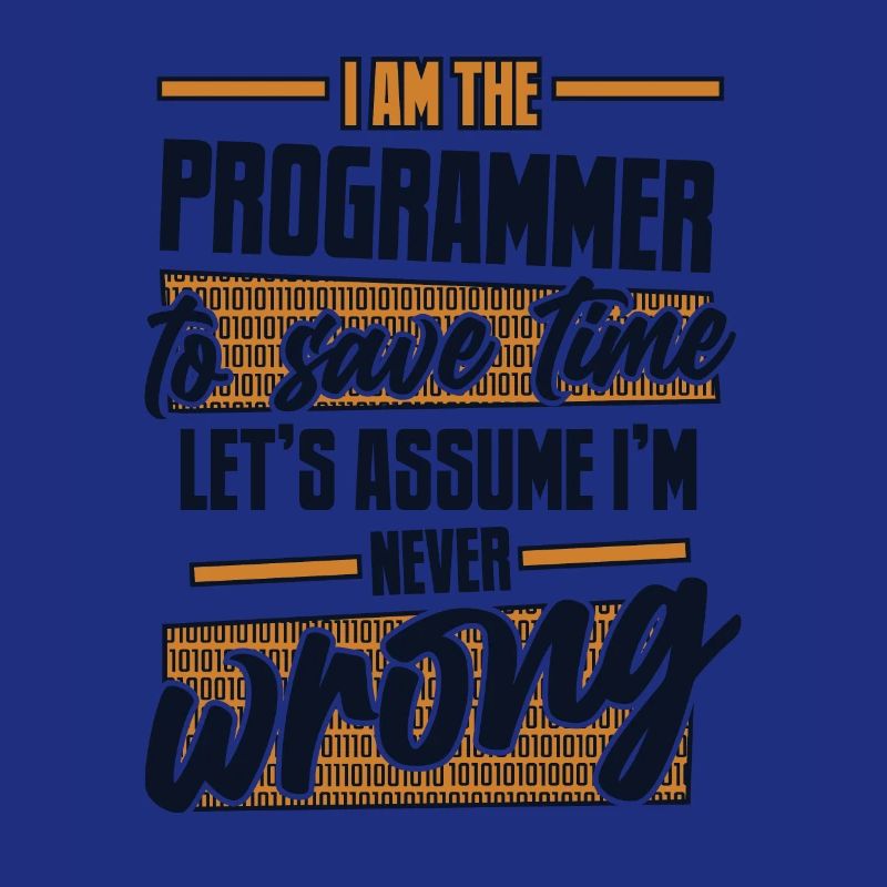 Programmeur Supposons que je ne me trompe jamais de codeur