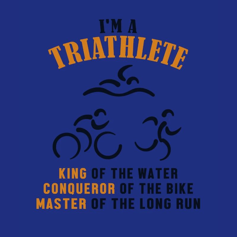 Triathlete King Conqueror Master Training Profi