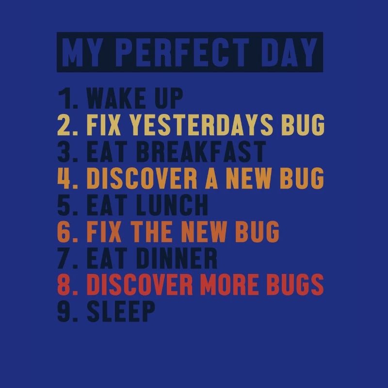 Correction de bugs Perfect Day Développeur Codeur Programmeur