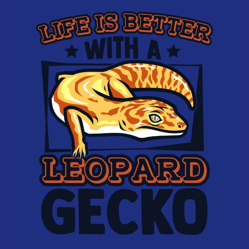 Das Leben ist besser mit einer Leopardgecko-Eidechse