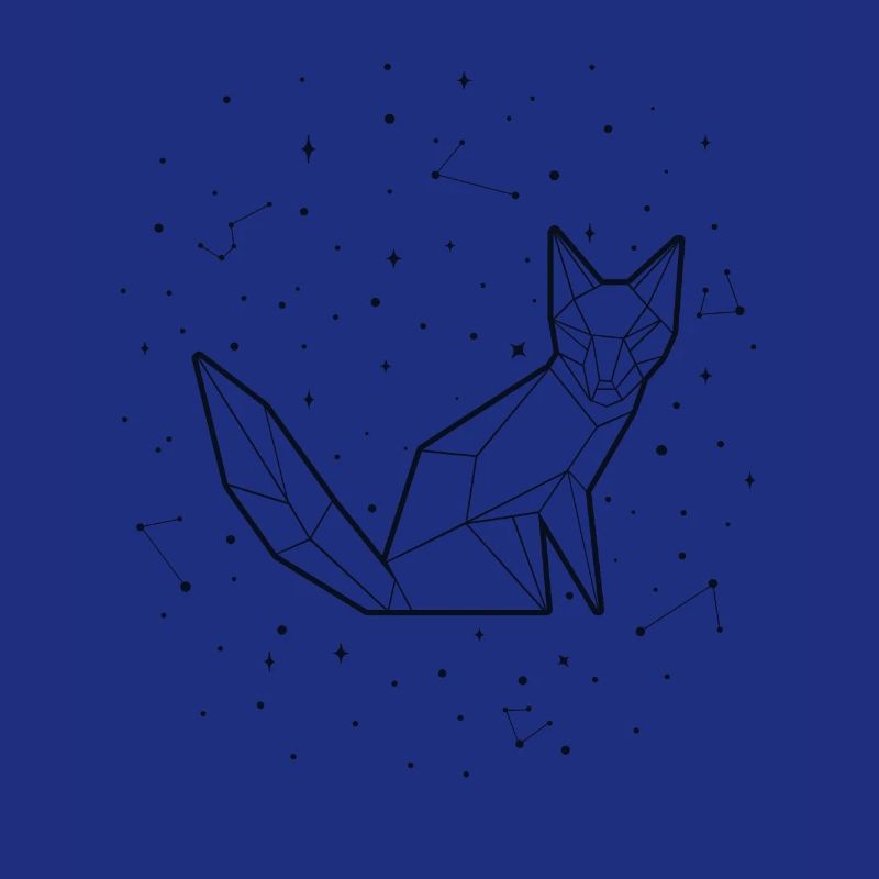 Sternbild Fox Constellation Red Fox Canidae