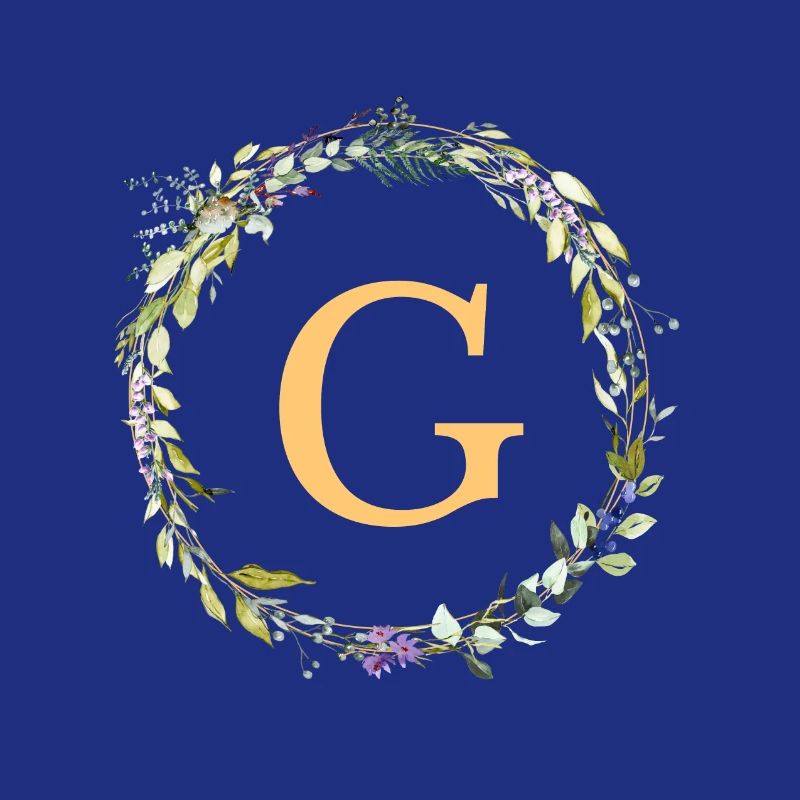 G Monogramm Eukalyptus-Kranz