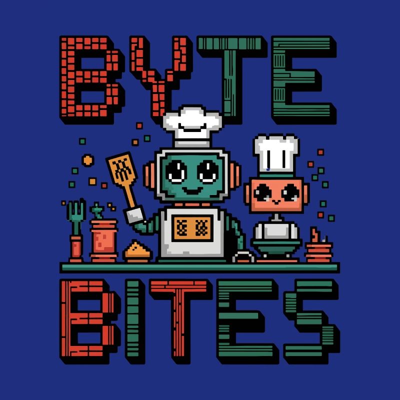 Byte Bites – Niedliche Pixel-Roboterköche, die Spaß kochen