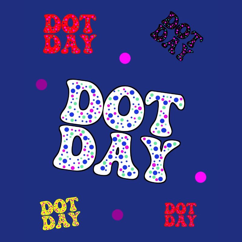 Dotday bunt - Text Pattern