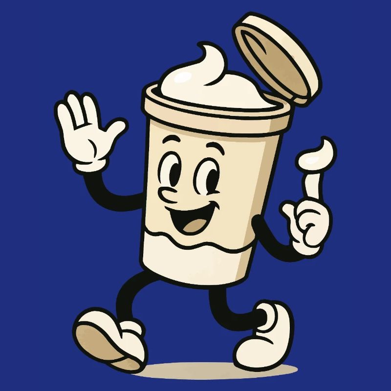 eiscreme becher comic