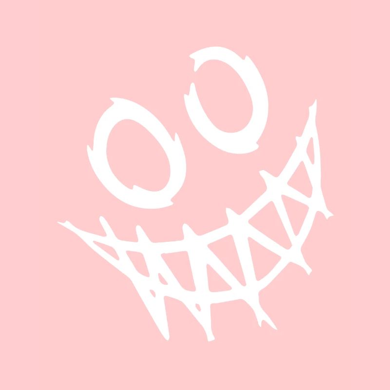 Funny smile face