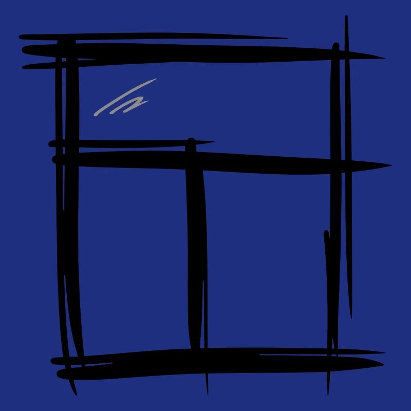Window, hand-drawn, pencil drawing