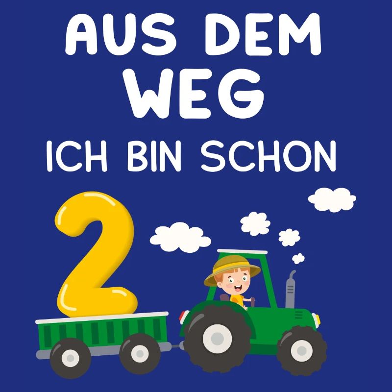 Kinder 2. Geburtstag Junge schon 2 Jahre Traktor