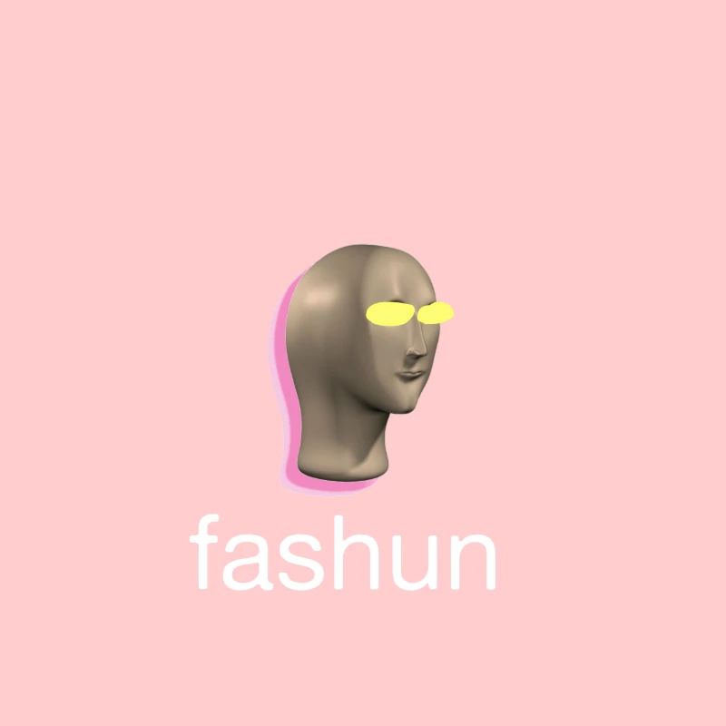 Fashun Meme Template (Stonk meme) -sweat/T-shirts