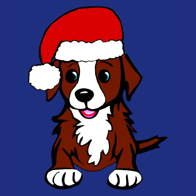 Chiot Noël mignon