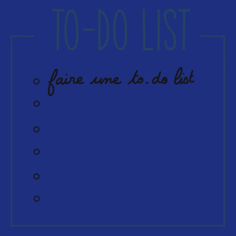 To-do list