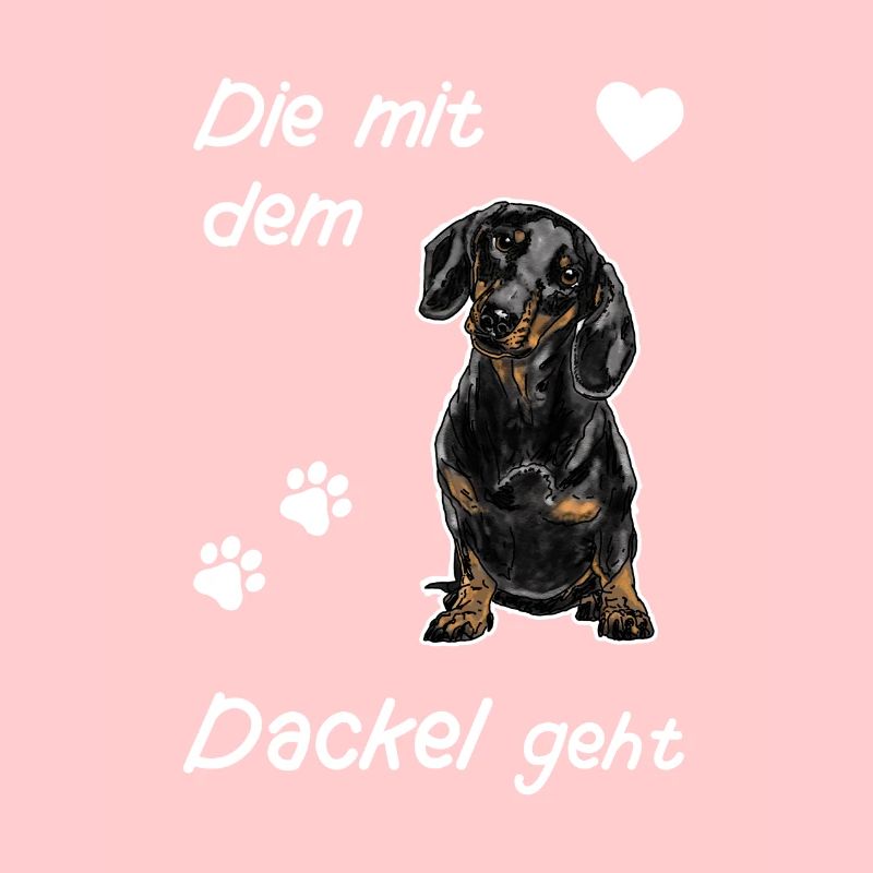 Dackeldesign, die mit dem Dackel geht Realstyle