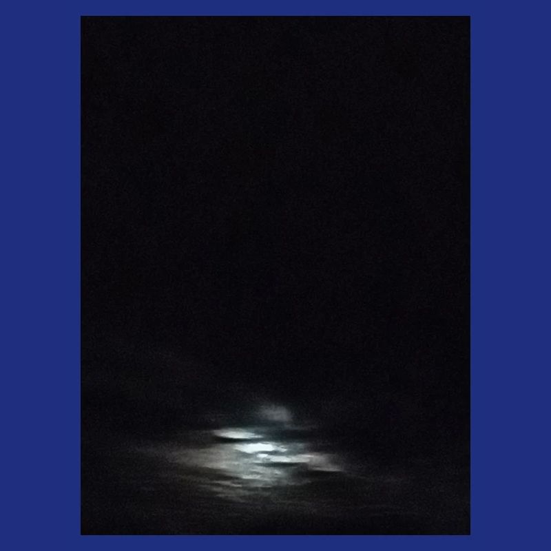 Night Clouds Light Dark Sky
