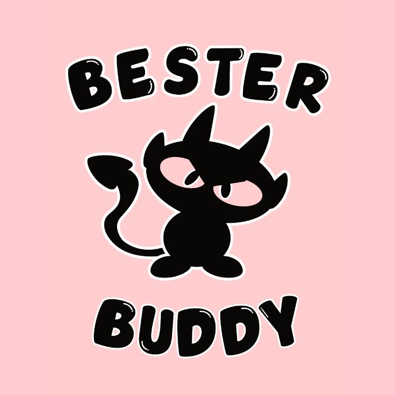 cooles bester Buddy Design mit Teufelchen