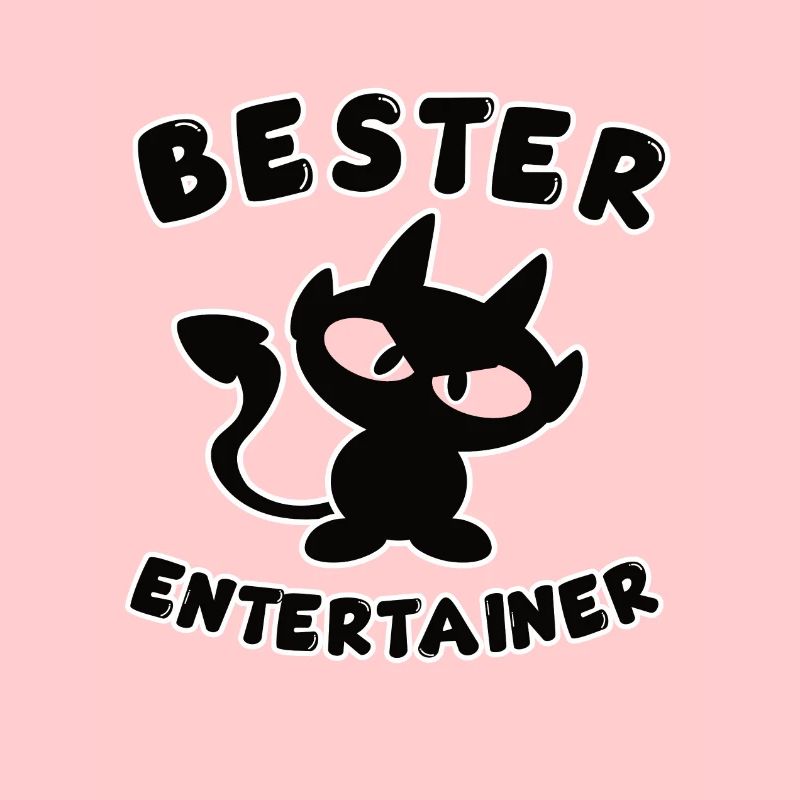 cooles bester Entertainer Design mit Teufelchen