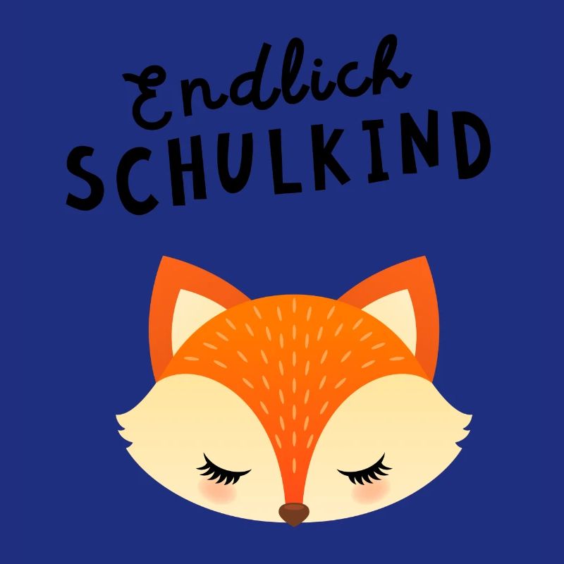 Endlich Schulkind Fuchs Schule Einschulung