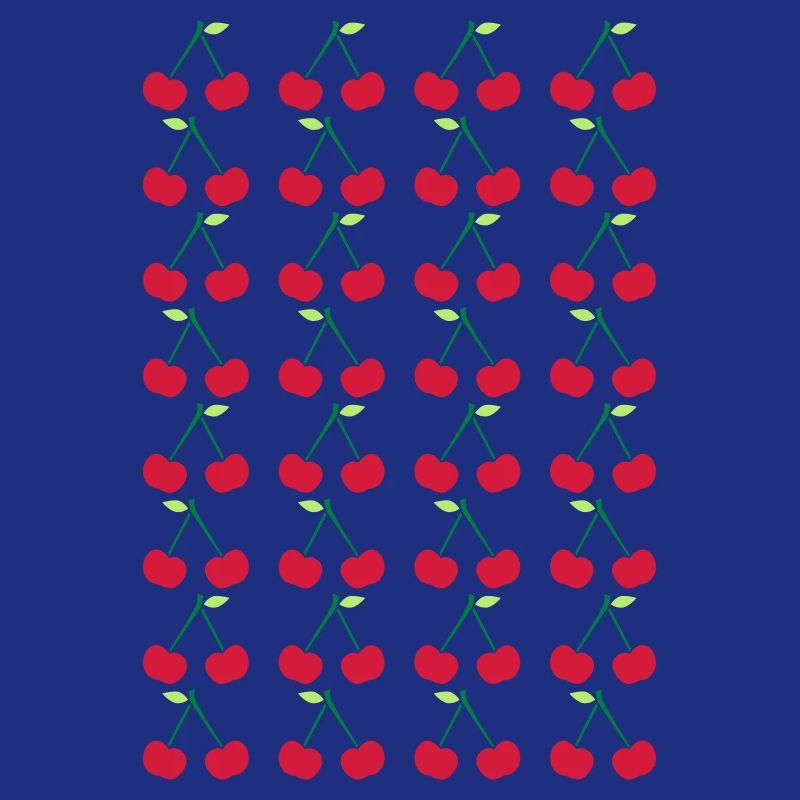 Little Cherries Stencil Pattern