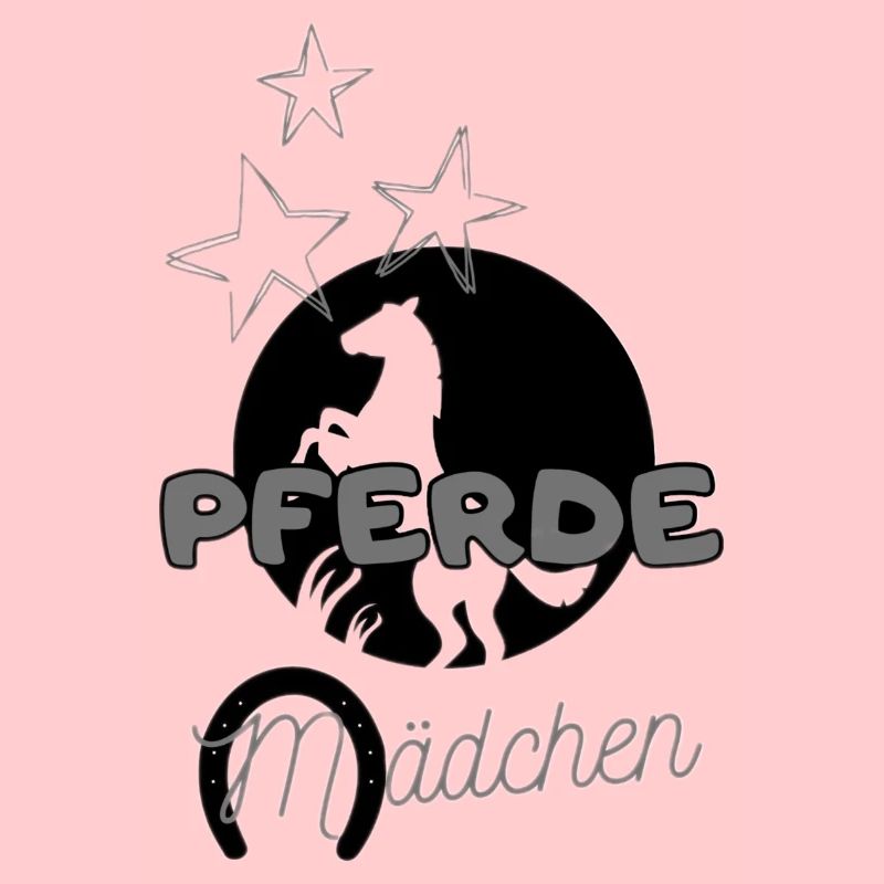 I love clothes / Pferde Mädchen (dunkles Design)