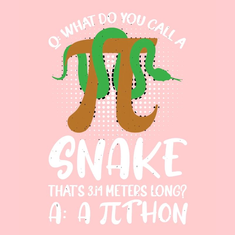 Mathématicien Professeur de mathématiques Pi-Tag Snake